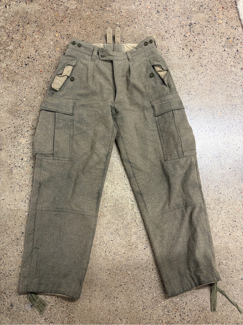 Vintage wool army pants